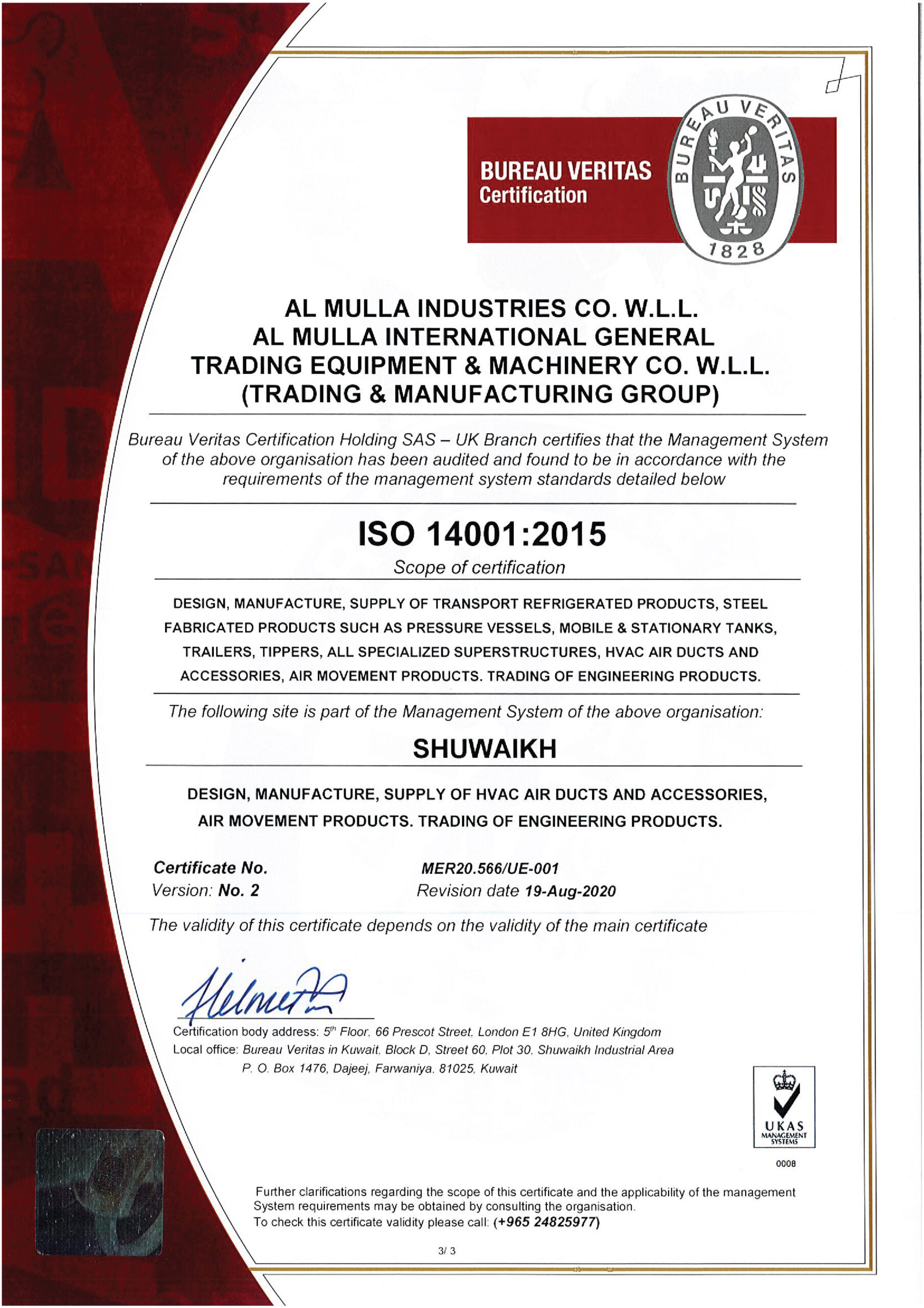 ISO-14001-2015-Shuwaikh